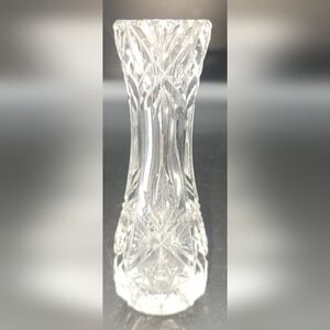 American Brilliant Period Clear Crystal Vase